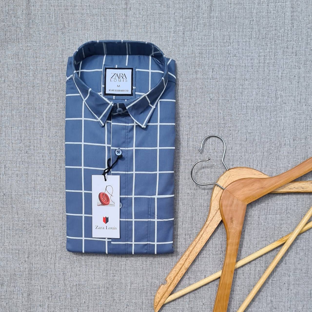 Checked cotton shirt