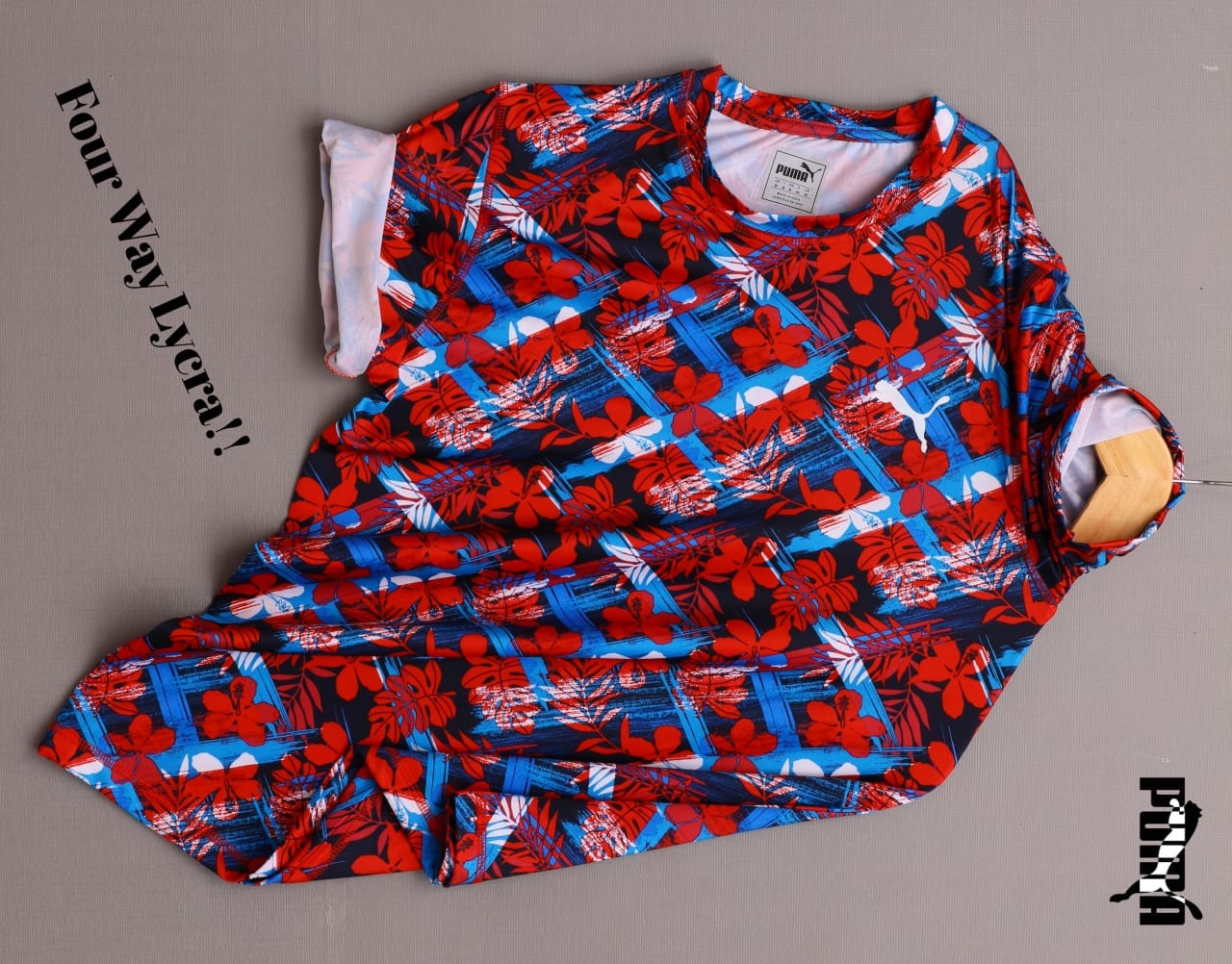 Collared lycra t shirt